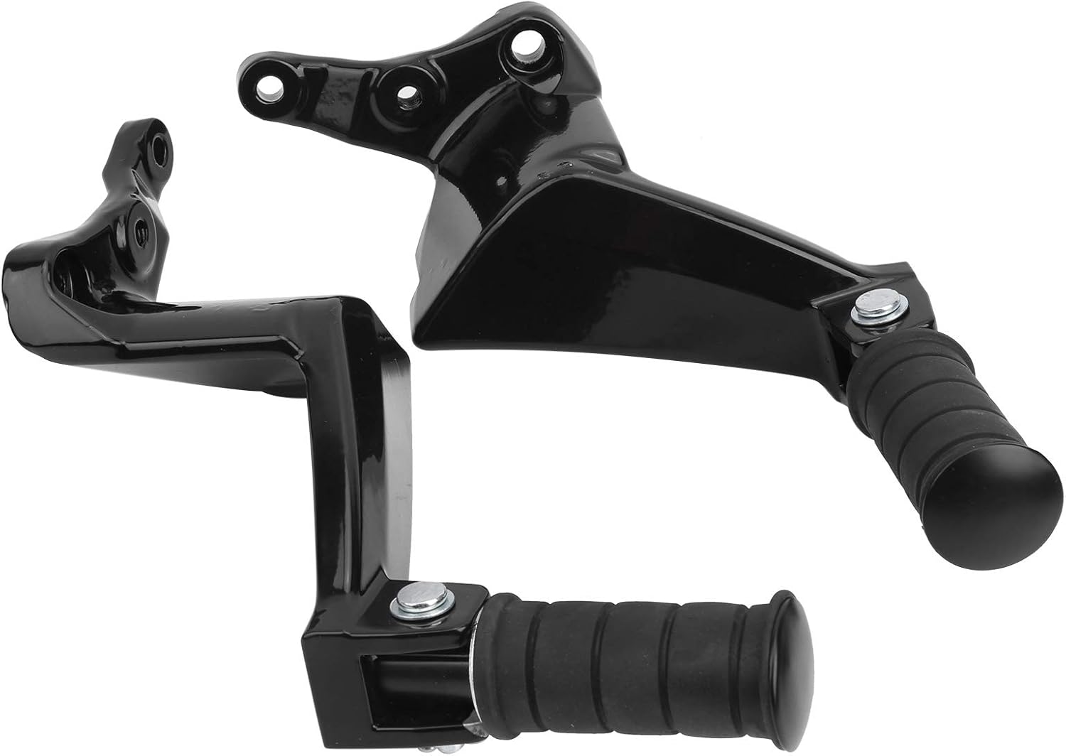 KIMISS Foot Pegs Rest Pedal Footpegs, Fit for Victory Gunner High Ball Judge Vegas Aluminum Footpegs AntiSlip Foldable Foot Rest