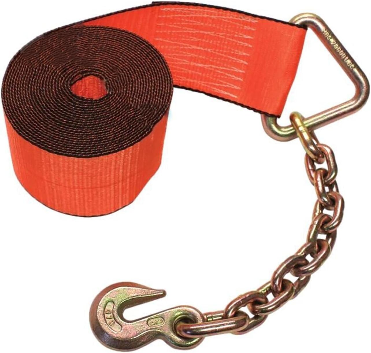 TM USWWAGOODS Replacement for/Fits Chain Hook Winch Strap-HD 4in X 30FT 573.D430CH-HD