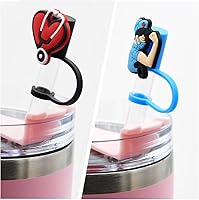 Vista 28 de Straw Cover Cap for Stanley Cup,Straw Topper Compatible for 30&40 Oz Tumbler with Handle,10mm 0.4in Dust-Proof Reusable Straw Tips Lids,Straw Tip