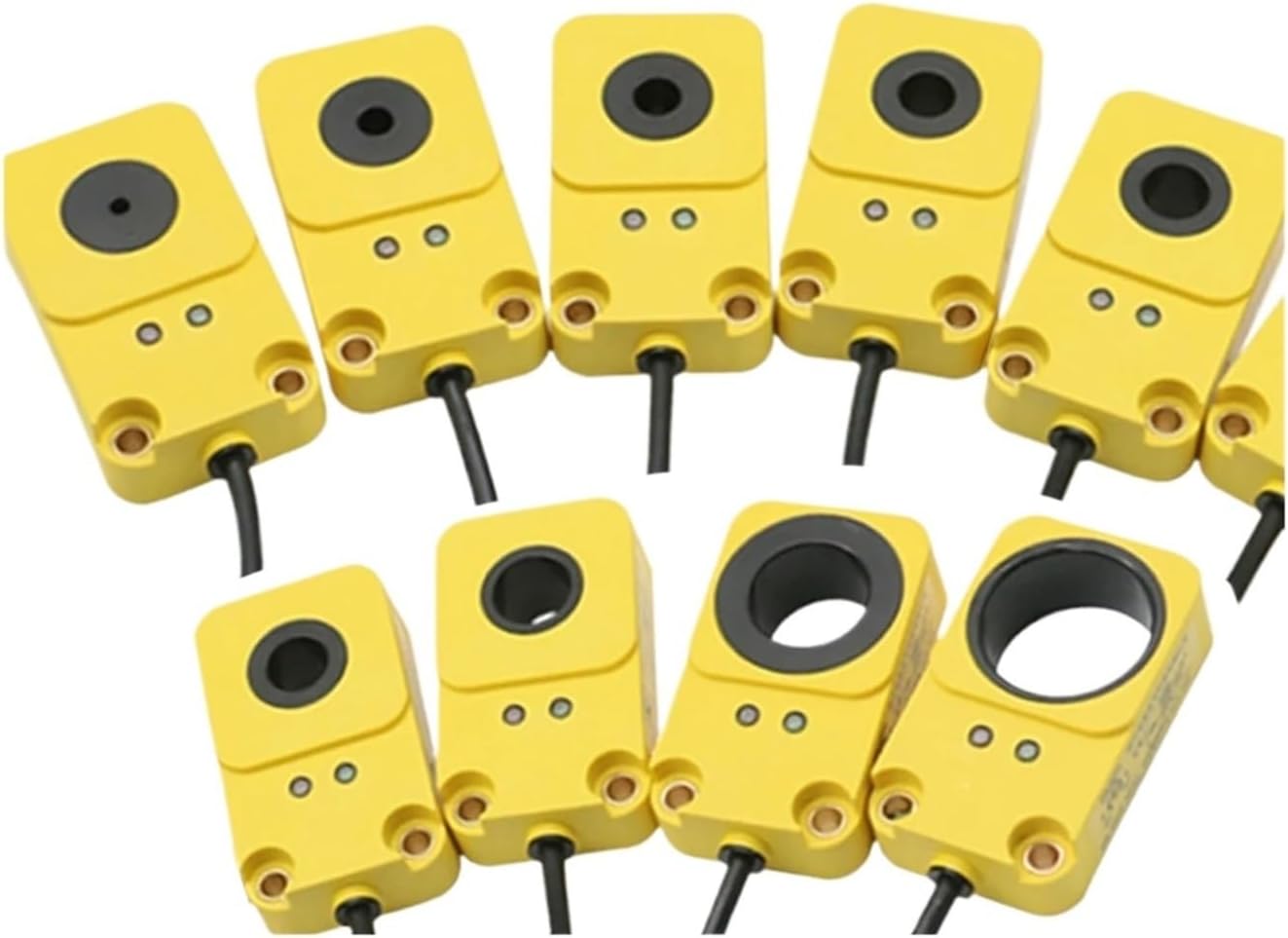 Ring Inductive Proximity Switch 3 6 8 10 12 15 22 30mm Screw Spring Steel Ball Metal Object Speed Detect Sensor NPN PNP(LR-03 (3mm),PNP NO)