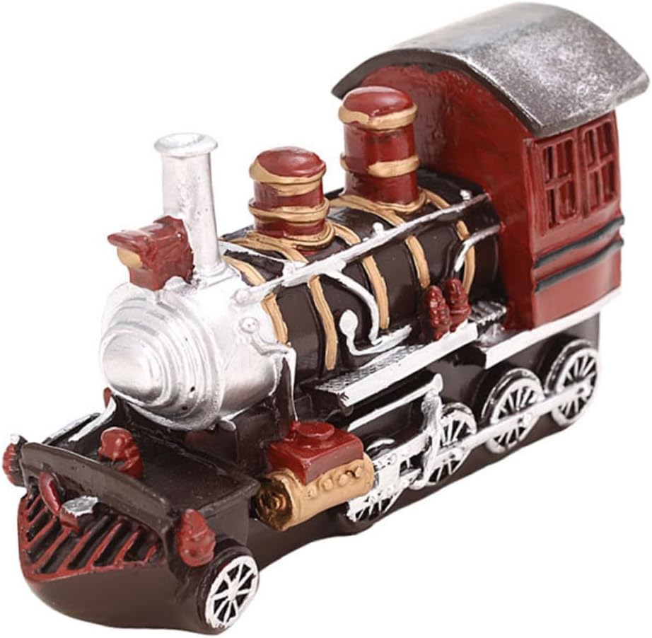 MAGICLULU 1Pc Retro Train Ornament Delicate Train Artware for Home Decor Creative Locomotive Design Vintage Sculpture Unique Photography Props