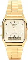Relógio Feminino Anadigi Casio Vintage AQ-230GA-9DMQ - Dourado