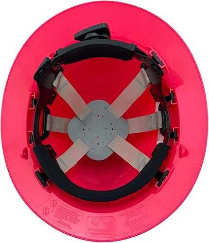 Miniatura 10 de Texas America Safety Company Casco duro Ridgeline de ala completa con ajuste de perilla de 6 puntos y bolsa