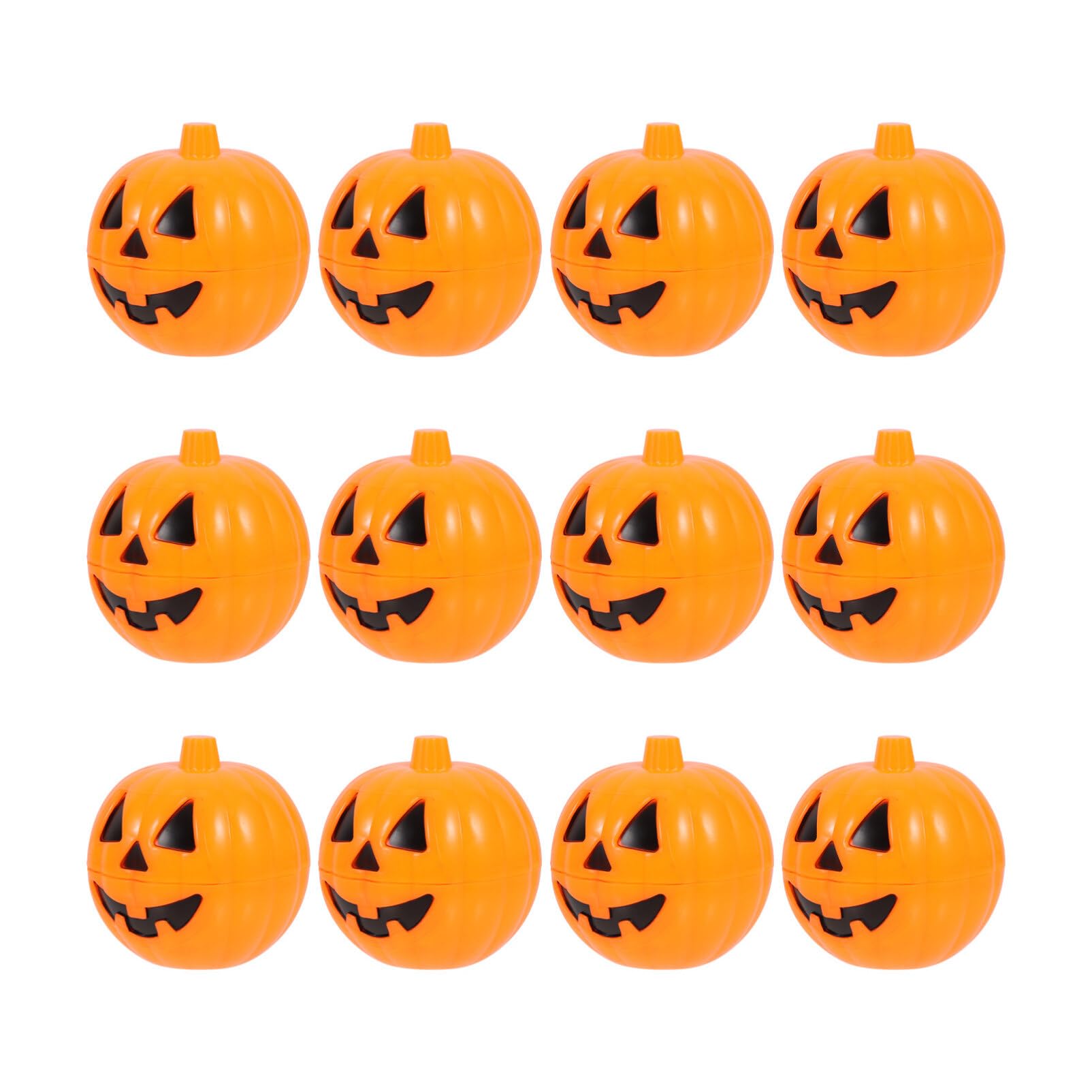 GLEAVI 13pcs Box Mini Pumpkins Mini Pumpkin Containers Halloween Candy Containers Mini Fake Pumpkins Pumpkin Containers for Candy Pumpkin Favor Boxes Plastic Little Pumpkin Make up