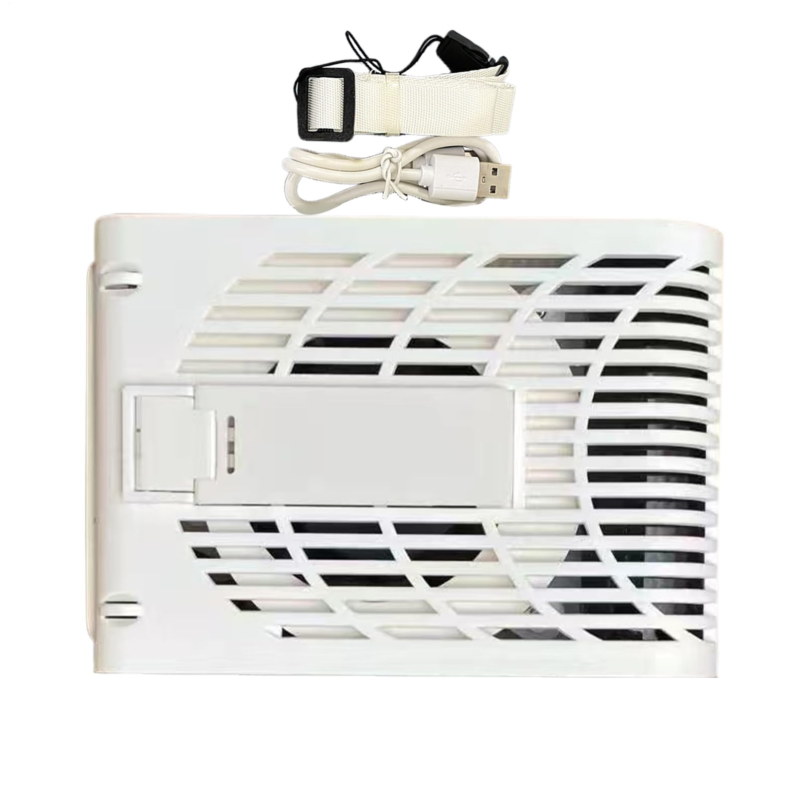 Ventilador de cuello portátil para actividades al aire libre y caminatas de verano