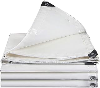 Tarps Heavy Duty Waterproof 6x16ft, Multi Purpose Tarp Cover Waterproof with Reinforced Edges Heavy Duty Tarpaulin Cover Uv & Rip Resistant Boat Rv Canopy Tarp Shelter Cover