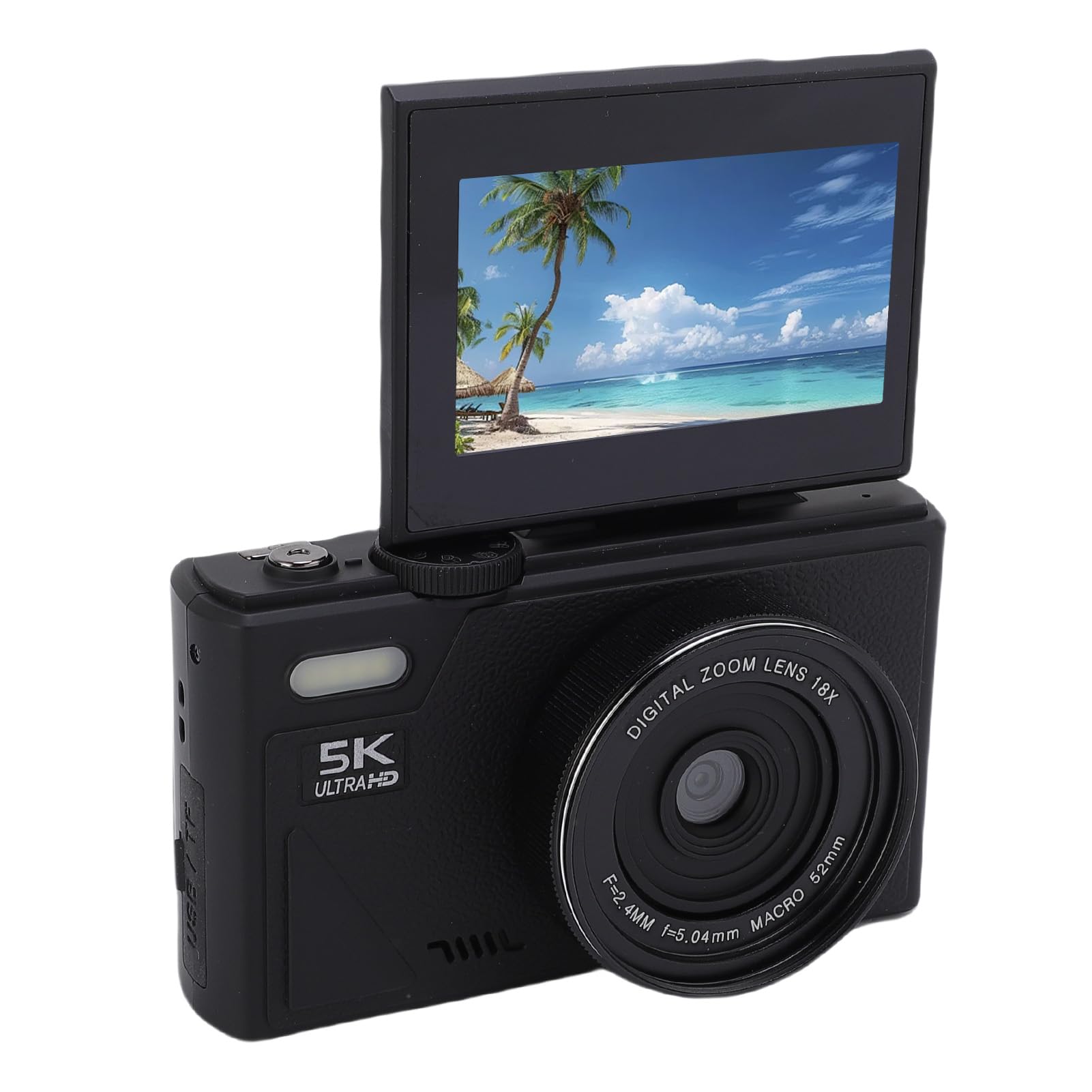5K UHD デジタルカメラ 75MP Amazon | デジタルカメラ 5K UHD 75MP、オートフォーカス