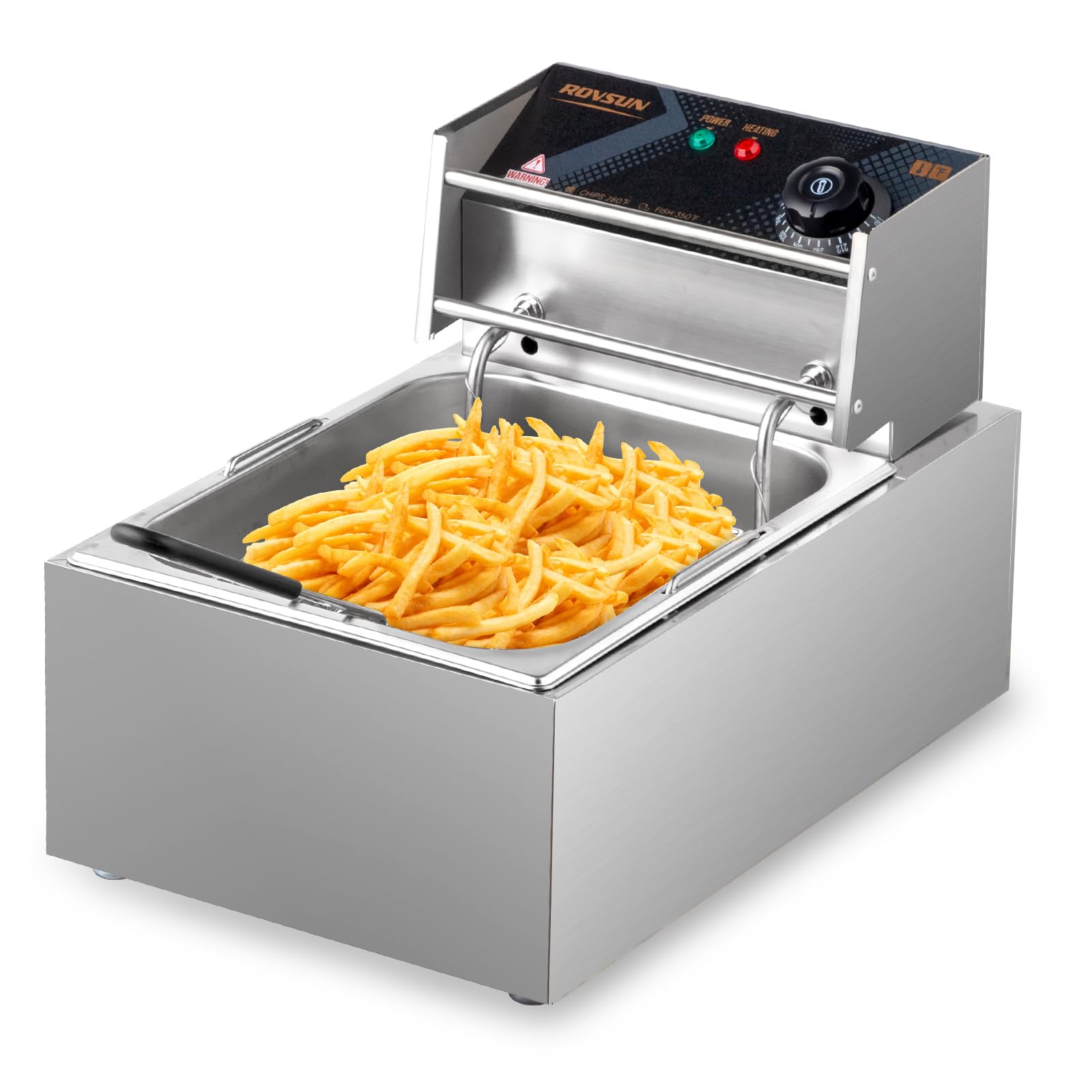 Amazon.com: ROVSUN 11.4QT Electric Commercial Deep Fryer with