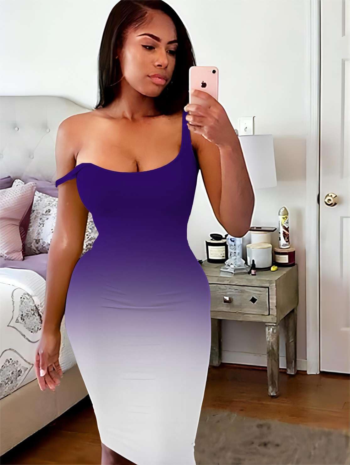 Mrskoala Women Midi Tank Dresses Sexy Club Casual Dress Summer - Image 2