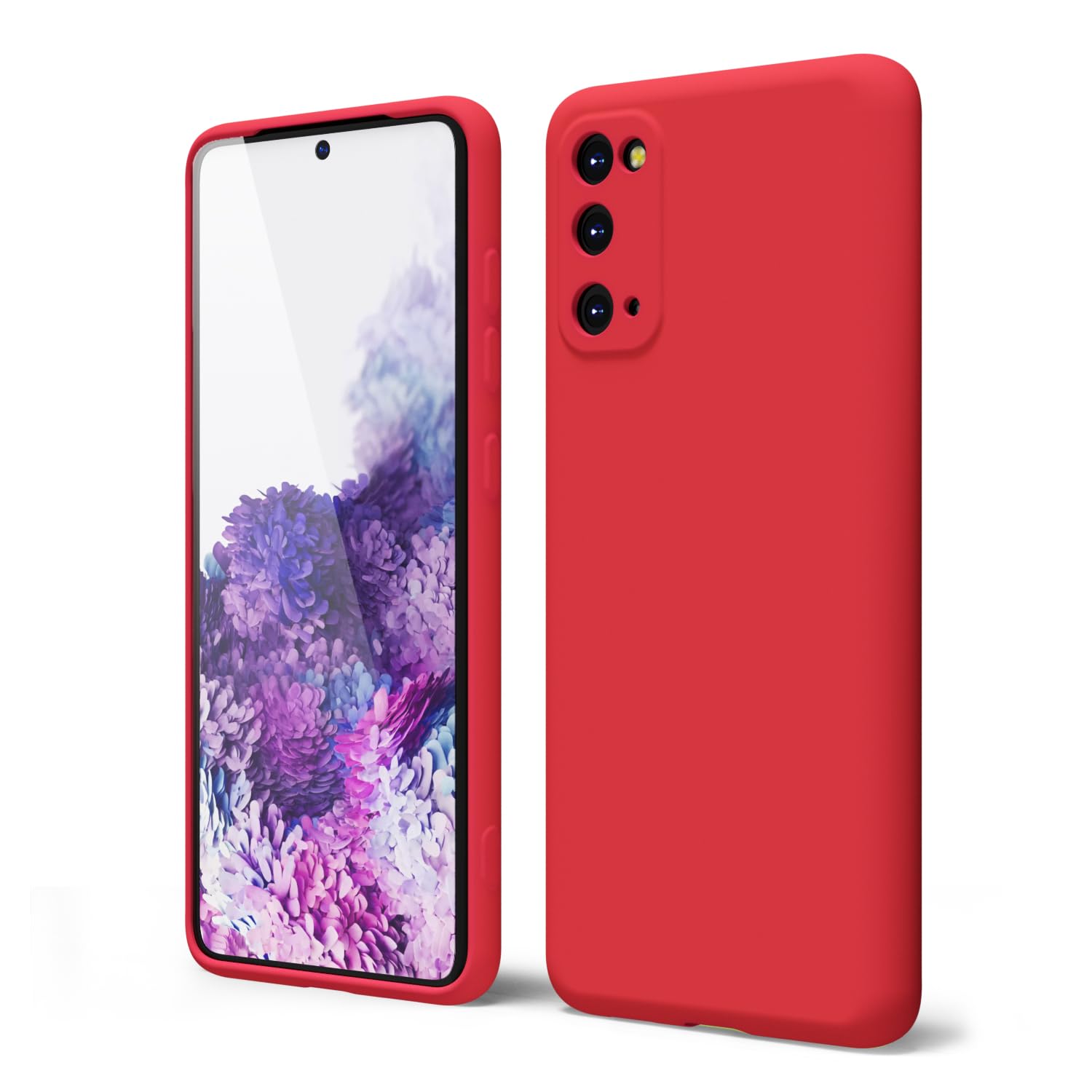 oakxco for Samsung Galaxy S24 Ultra Phone Case Liquid Silicone, Neon Bright Solid Color, Thin Slim Soft Rubber Gel Matte TPU Plain Simple Cover for Women Girl Cute, Hot Pink Fuchsia — view 239