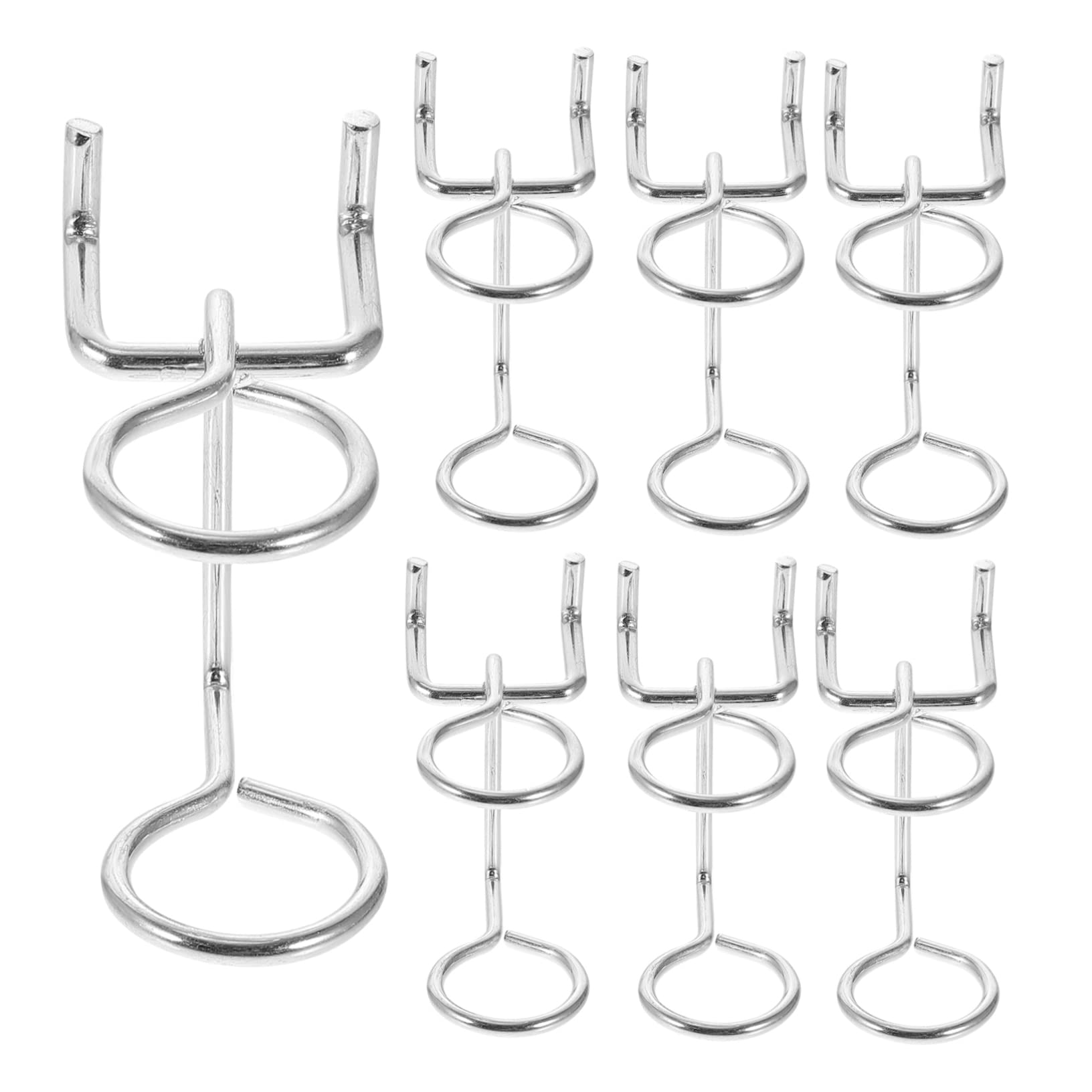 Mikikit Hardware Hook Set 20 Pcs Screwdriver Storage Multi-Tool Holder for Pegboard