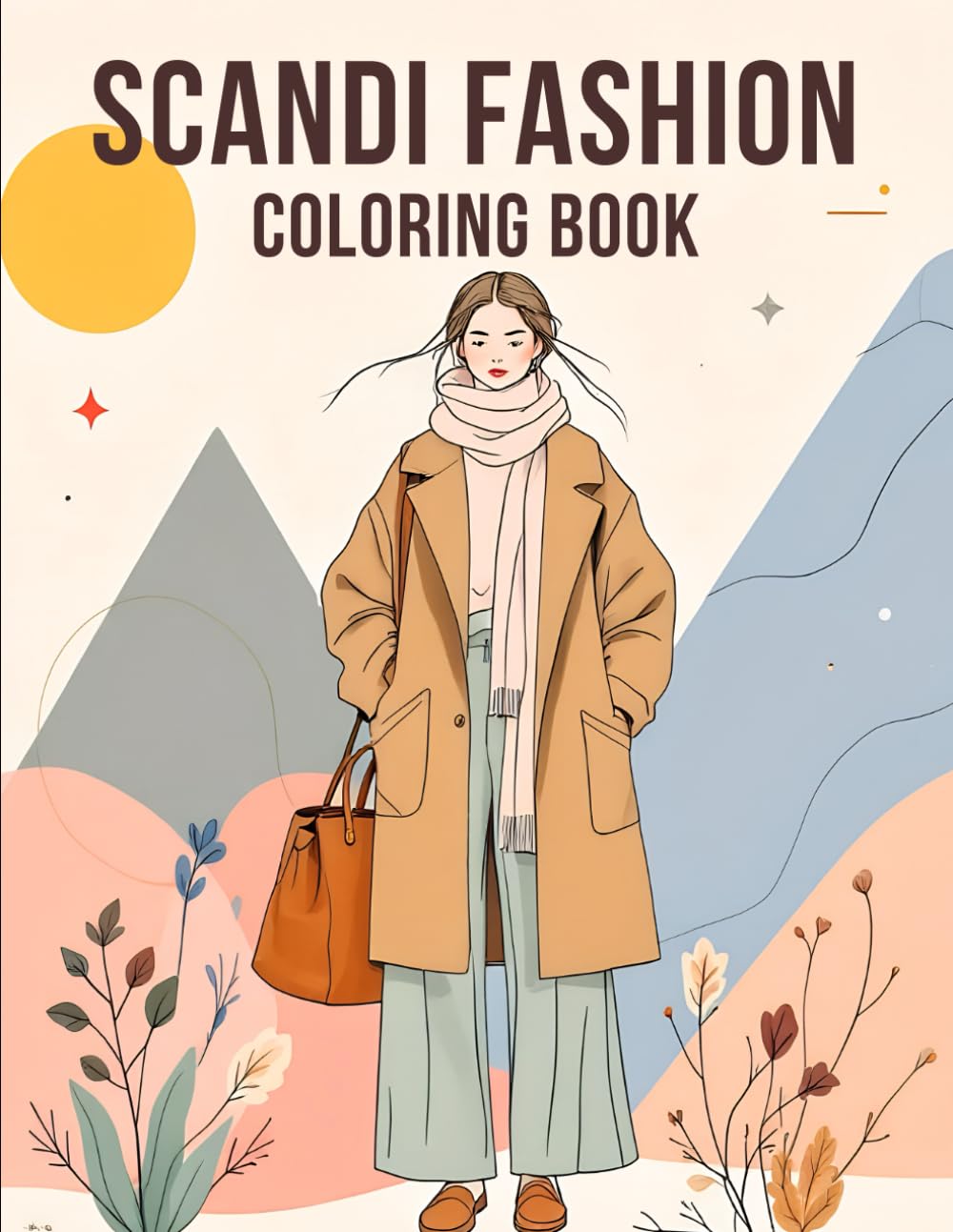 Scandi Fashion Coloring Book: A Calm & Stylish Scandinavian Fashion Coloring Adventure • Cozy Hygge Clothing, Minimalist Outfits, Nordic Patterns & Soft Aesthetic Scenes for Adults