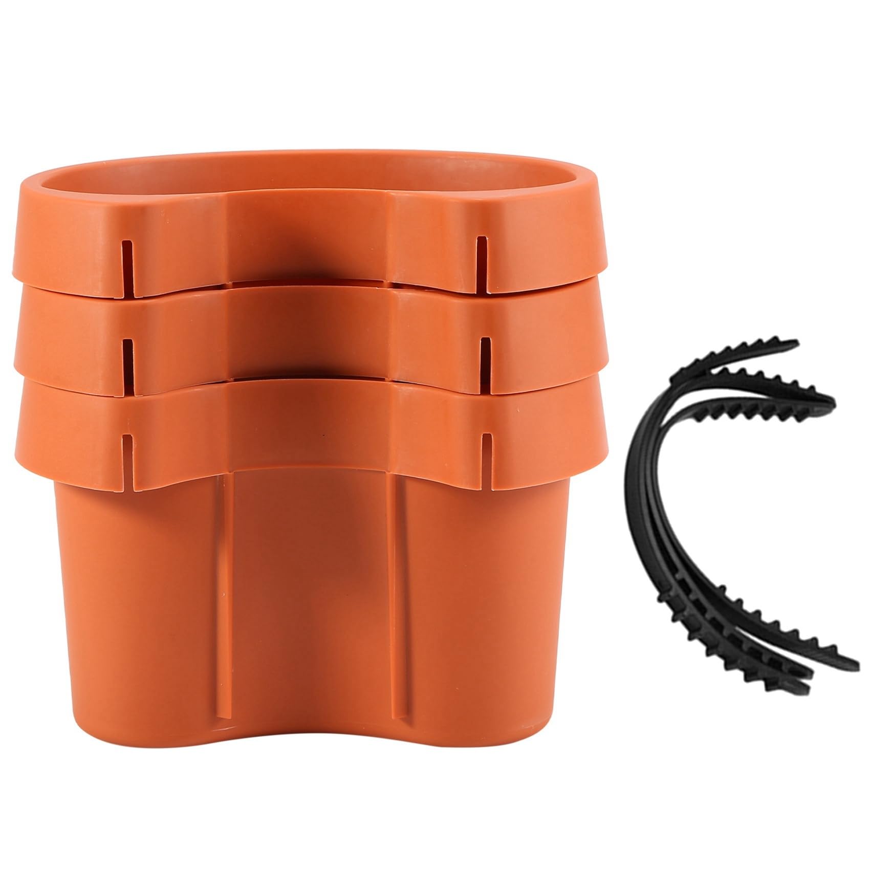 Losueeun Green 3 Pieces/Lot Gutter Fall Pipe Garden Flowers Pot Drain Pipe Flowers Pots Tubs Drain Pipe Garden Plant Vessels