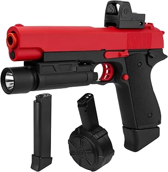 Gel Toys X9 Upgrade Version for X2 Full Auto, Ages 14 Years Old and up,red | Gel Toys with Goggles and Drum,for Christmas Easter Outdoor Games,Adults