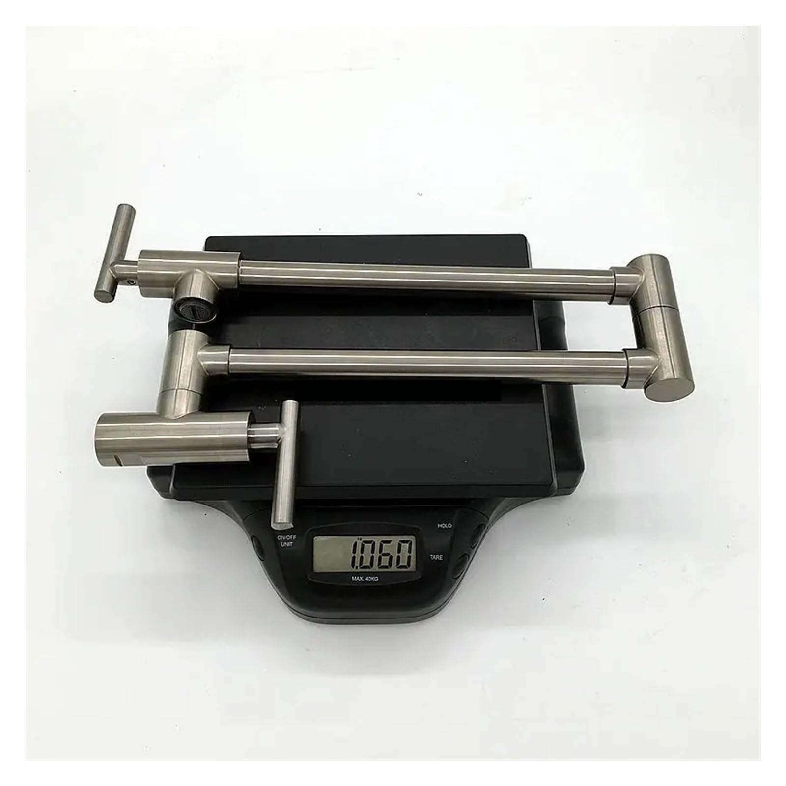 Grifos mezcladores para Fregadero de latón Macizo con un Solo Orificio llenar ollas Grifo Cocina Montaje en Pared Cromo níquel Cepillado Alba Black la mayoría los escenarios (A)