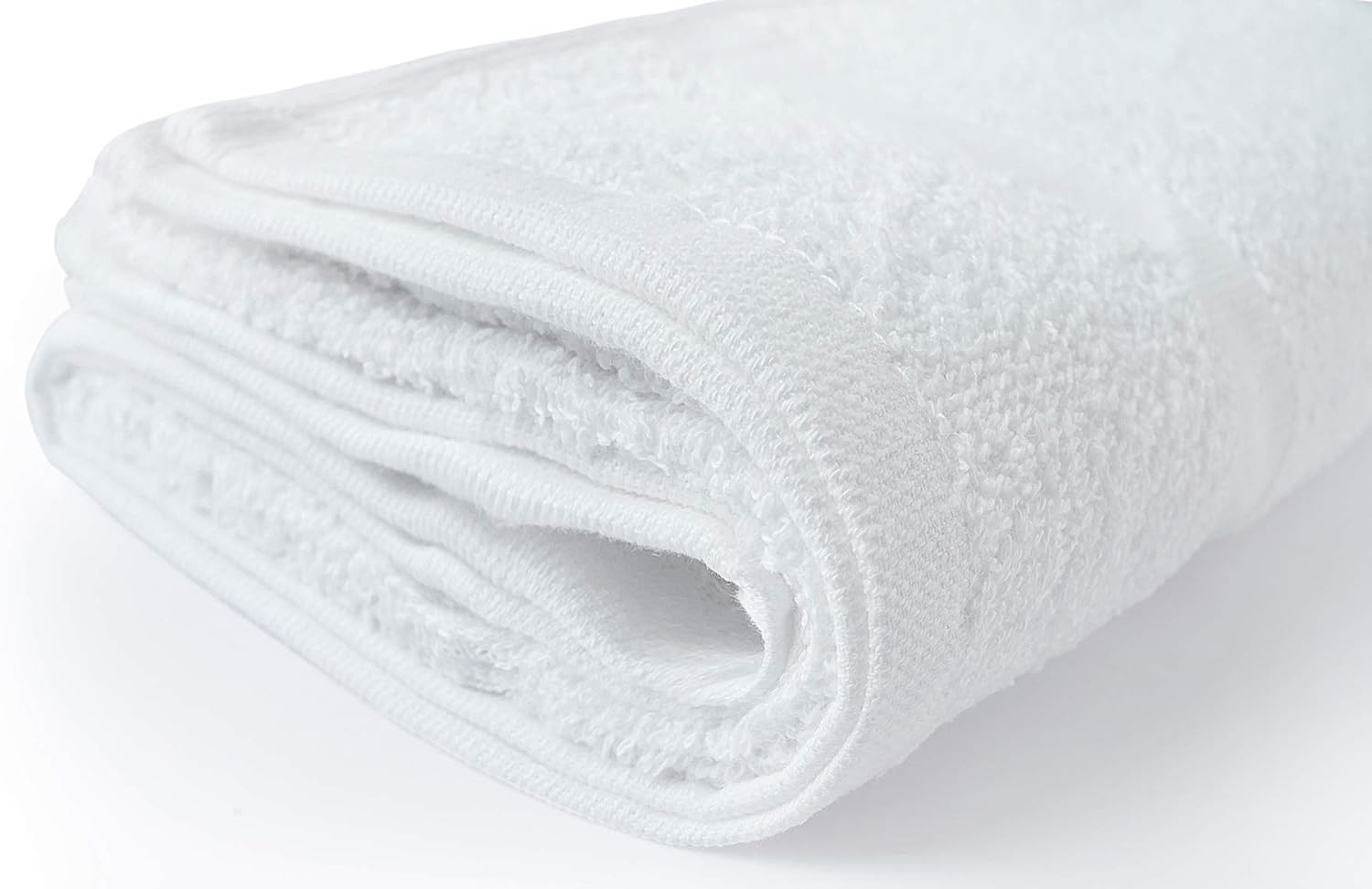 Bath Towel Small Cotton Towels,White, 22 x 44 Inches Towels for Pool, Spa, and Gym Lightweight and Highly Absorbent Quick Drying Towels, (Pack of 6) : Home & Kitchen