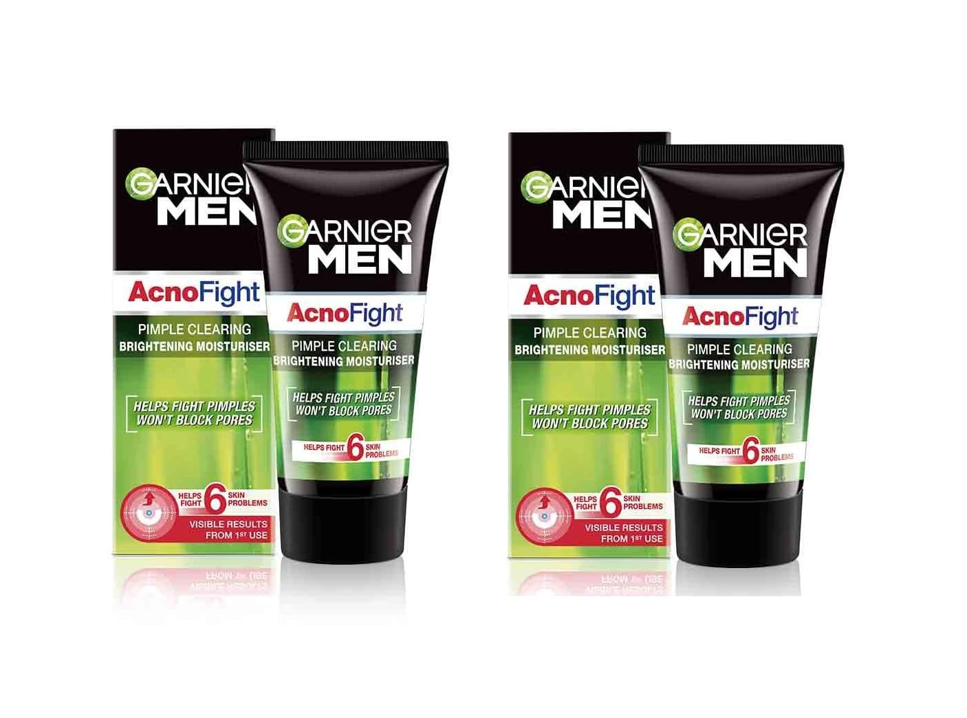Garnier Men Acno Fight Pimple Clearing Brightening Moisturiser 45g (PACK OF 2)