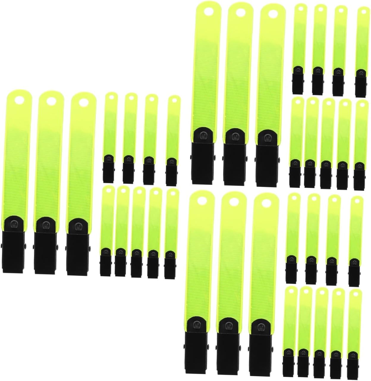 POPETPOP Fluorescent Label Holder Hiking Camping Clip Camping Reflector Glow Clips Reflector Clips for Tree Stand