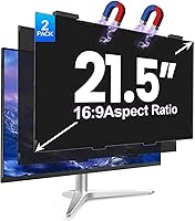 Vista 13 de Paquete de 2 protectores magnéticos de pantalla de privacidad de 27 pulgadas para monitor de computadora, relación de aspecto 16:9, película