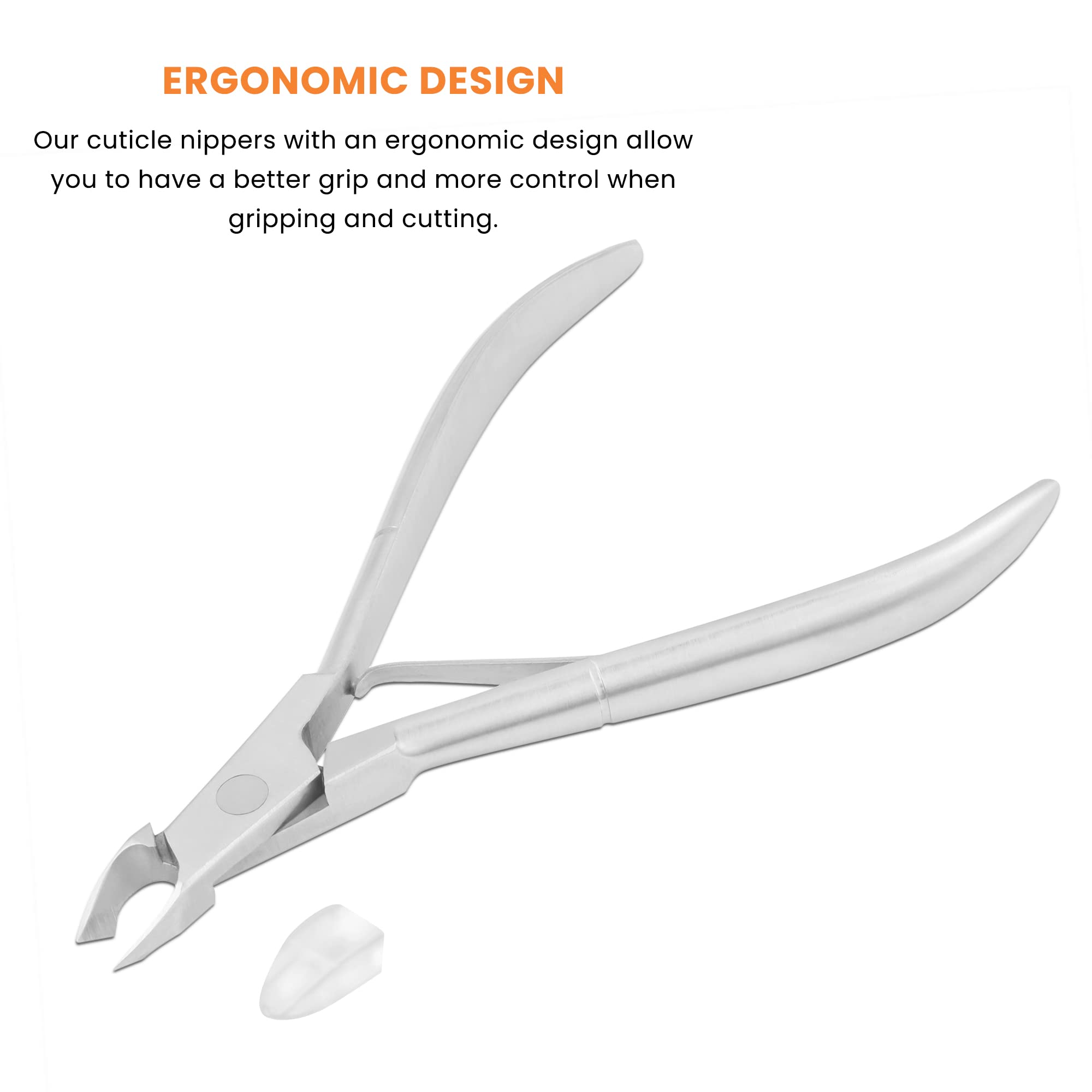 aashta® tronchesine cuticole tronchesina per tagliare le pellicine, uso professionale e anche domestico (fai da te) misura molto comoda e classica lunghezza di 10cm e punta di 5mm.