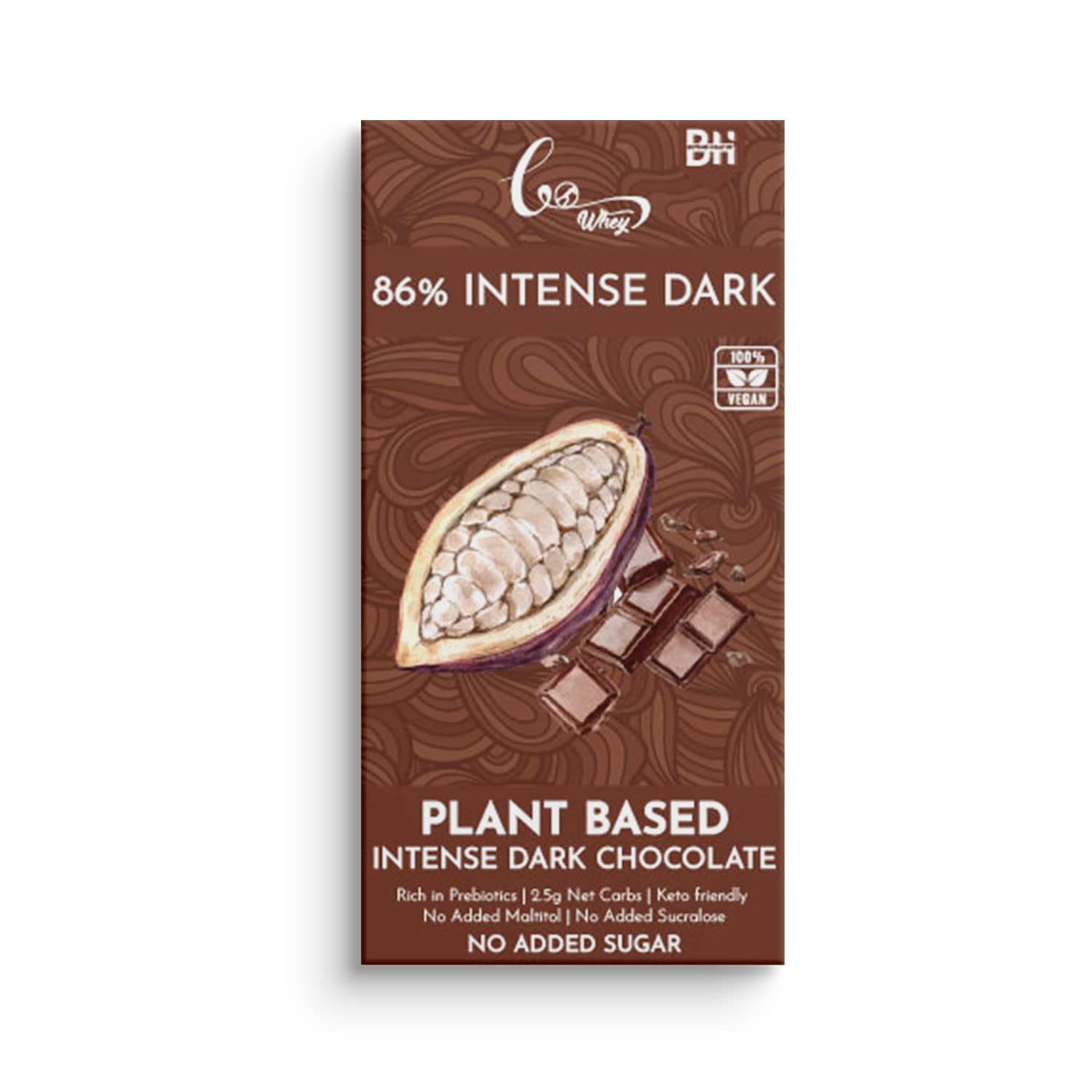 GoWhey - 86% Cacao (55g) - Vegan Dark Chocolate - Sugar Free - keto - Low Net Carbs - 55g (B0B4X1681R) Amazon Price History, Amazon Price Tracker