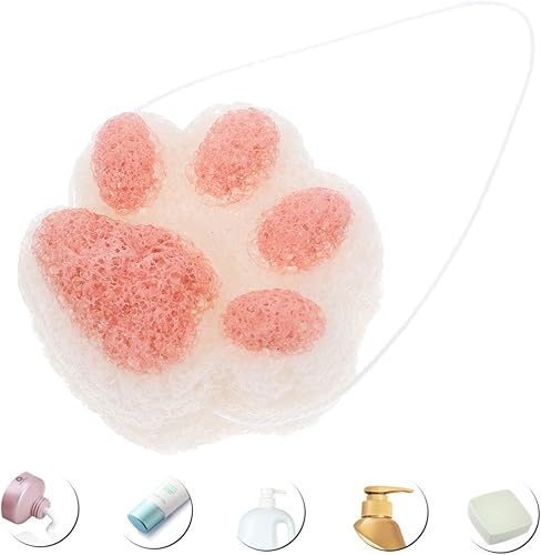 Cat Claw Bath Sponge - Soft Shower Pouf for All Ages