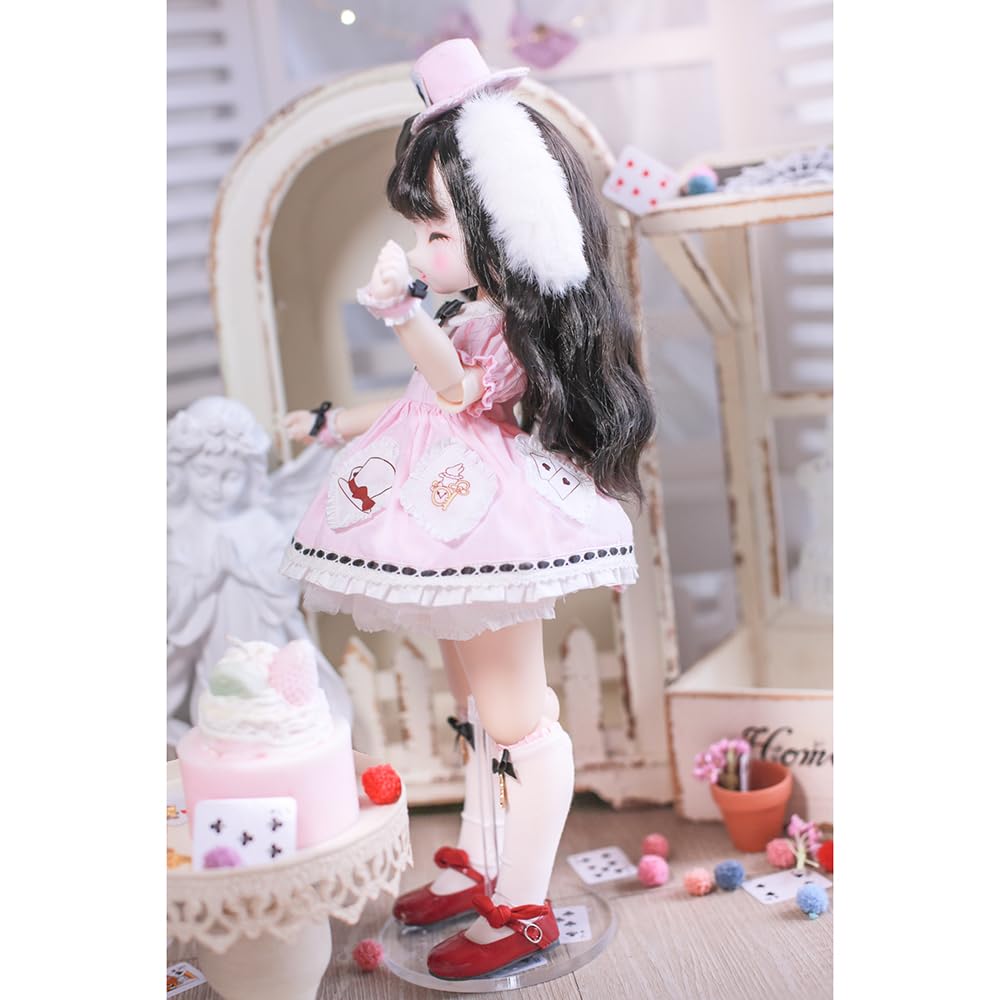花柄ワンピースの女の子　ハンドメイド　ドール　お人形　ウォルドルフ人形風 ハンドメイド 小さなお人形 ドール ウォルドルフ人形風 - メルカリ