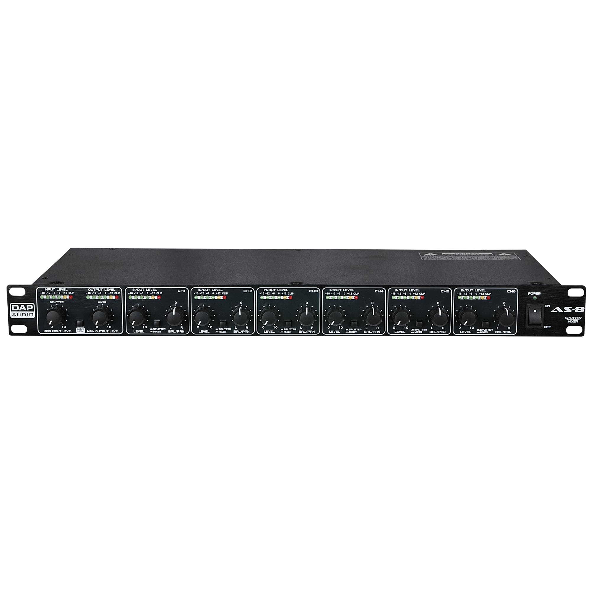 DAP-​Audio AS-​8 Audio splitter mixer