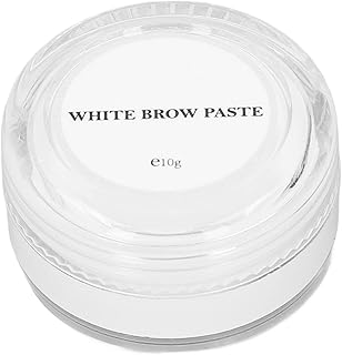 White Mapping Brow Paste, 10g Washable Eyebrow Mapping Paste for Permanent Makeup Eyebrows