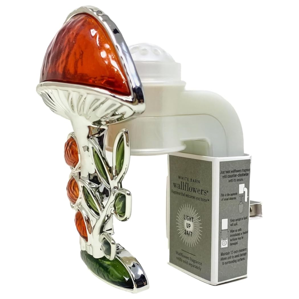 Bath & Body Simple Mushroom Nightlight Wallflowers Fragrance Plug | Light Up 24/7
