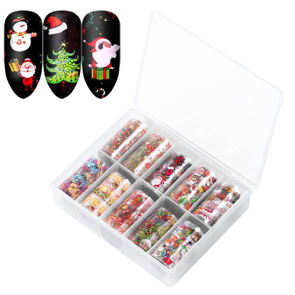 Nail Transfer Stickers Halloween Nail Foils Sticker Starry Transfer Foil Art Sticker for Christmas Halloween Slide Stickers
