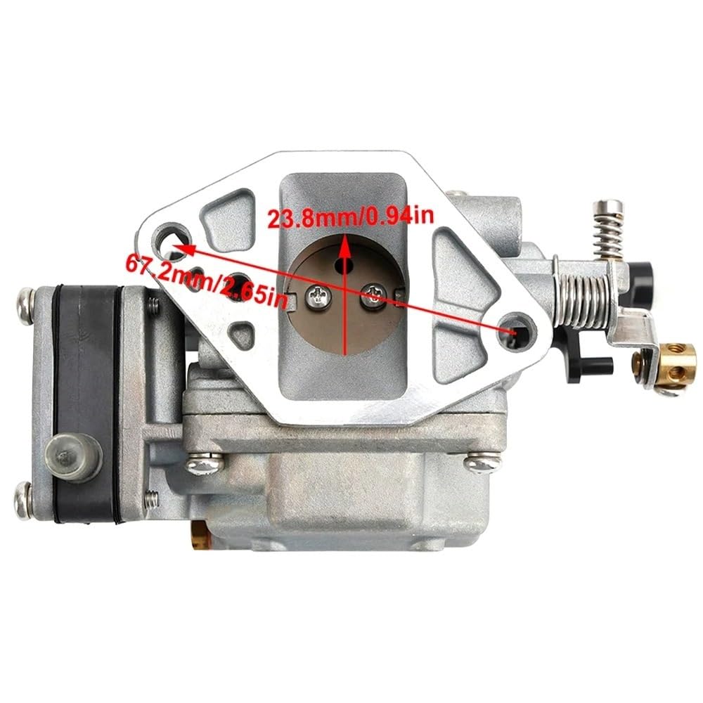 Carburador Carb 63V-14301-02 Carburatore Carb Assy 63V-14301-00 Per Barca Fuoribordo 9.9HP 15HP 63V-14301-00-00 Sostituisce Per Sierra 18-34603 Motori Carburatore