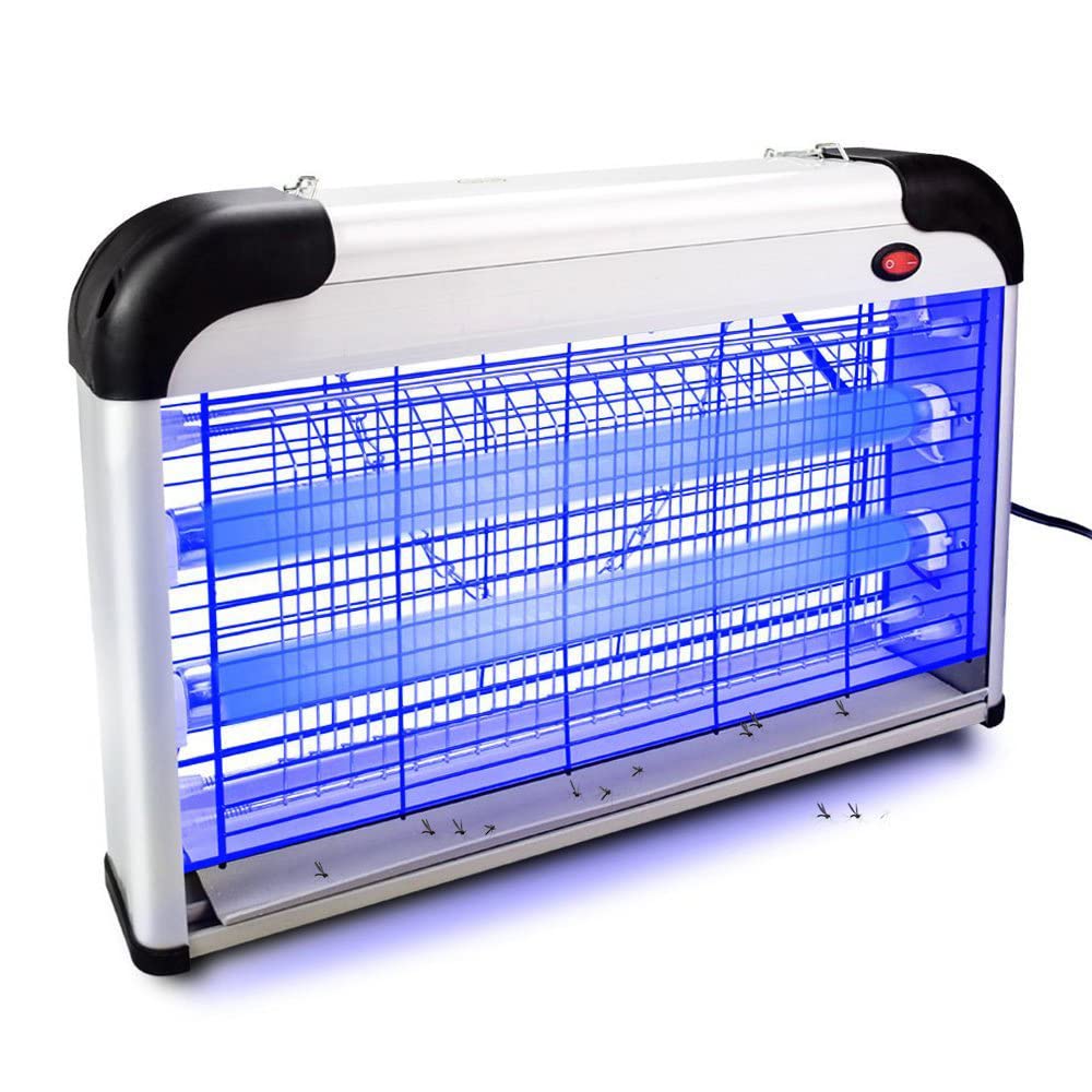 Elektrischer Fliegenvernichter, 20 W Insektenvernichter, Mückenvernichter, Lampe für drinnen und draußen, Schlafzimmer, Küche, Garten, Terrasse