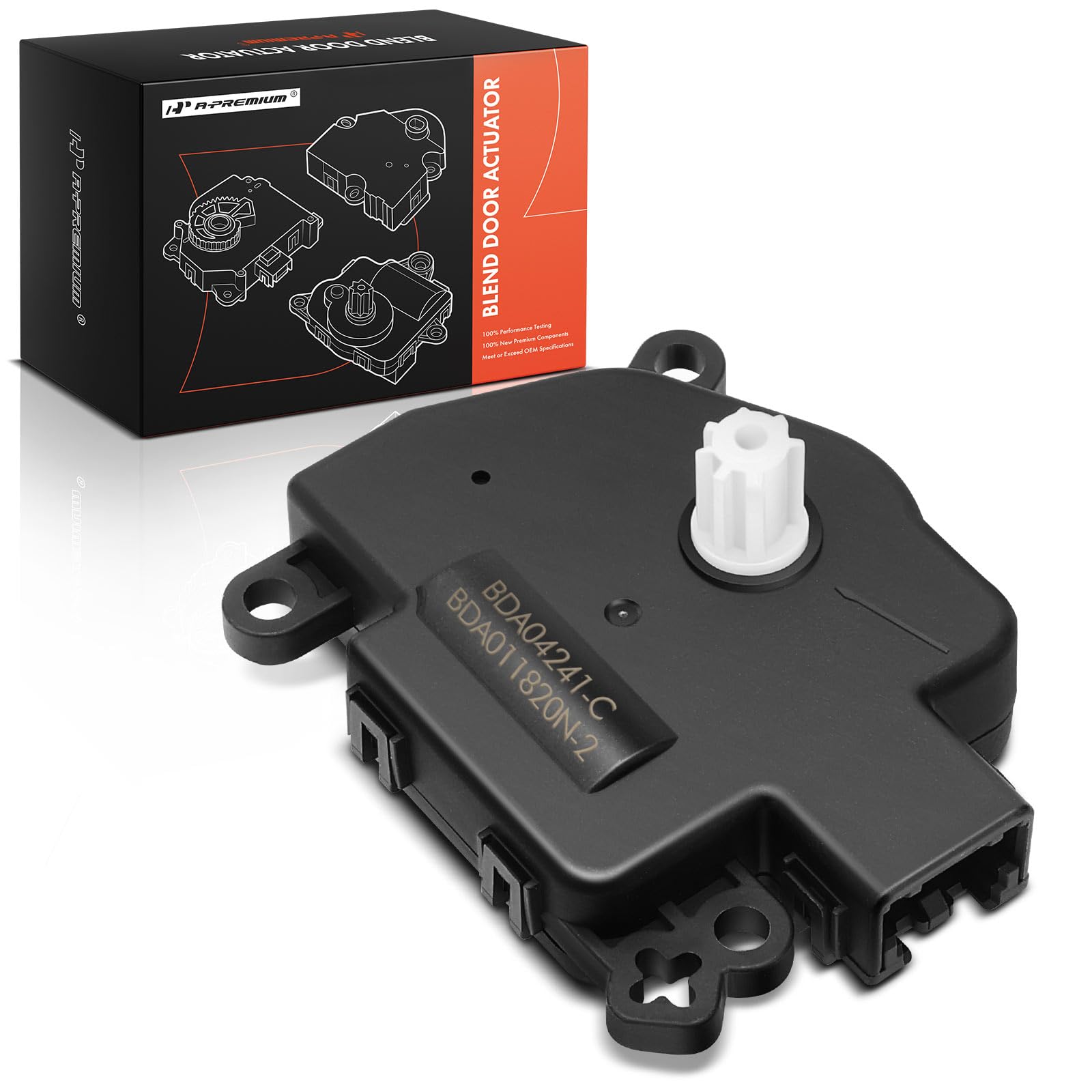 A-Premium HVAC Heater Blend Door Actuator Compatible with Ford F-150, Expedition, Escape, C-Max & Lincoln Navigator & Mazda Tribute & Mercury Mariner, Replace# 8L8Z19E616C