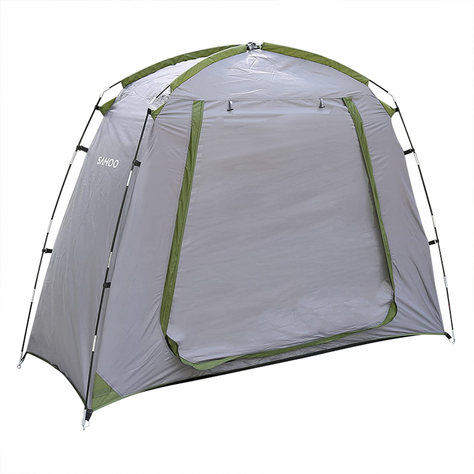 Homgee Waterproof Outdoor Bicycle Storage Shed Bike Tent Silver Coated Polyester Bike Shelter Space Saving Bicycle Garden Tool Storage Cover