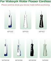 Vista 2 de Cargador de repuesto para irrigador de agua Waterpik inalámbrico WP360 WP360W WP462 WP462W WP450 WP450W WP468 WF-13 WP-100 Series Water Flosser