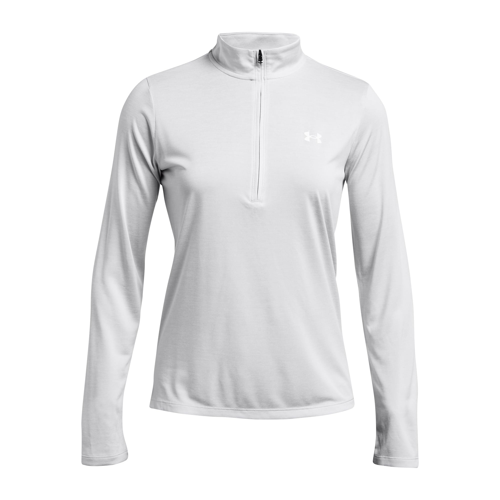 Under Armour Women's Tech Half Zip Top Grey 16 (Xl)