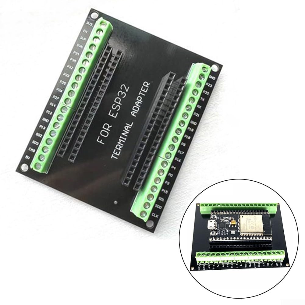Paquete de 2 placas de 38 pines para ESP32, amplía las conexiones GPIO para una funcionalidad mejorada
