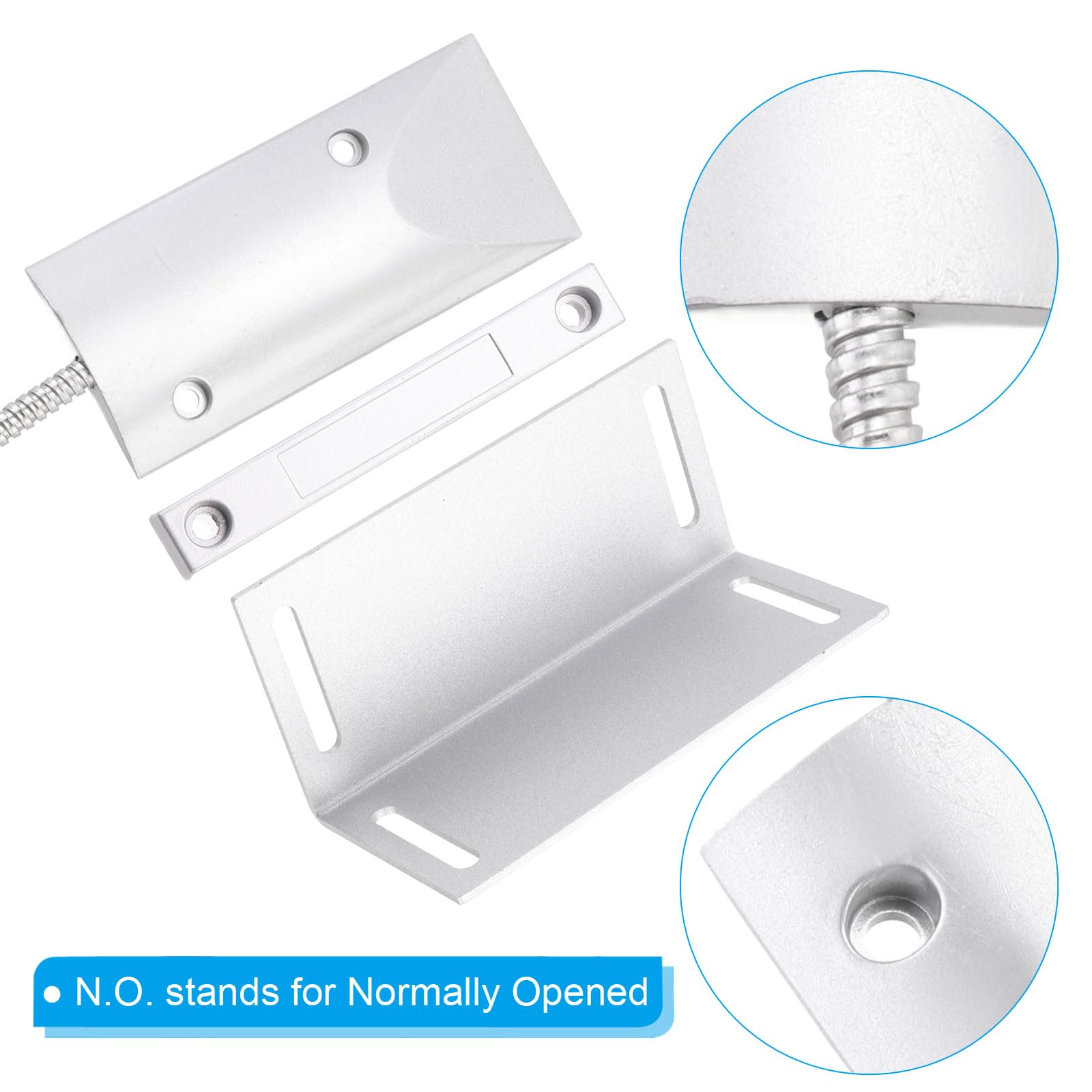 Allarme Contatti Magnetici Per Tapparella Garage Porta Interruttore - Foto 2