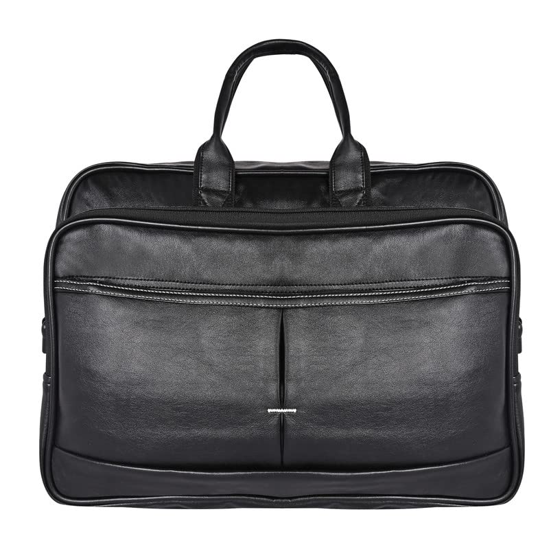 ABLE® Italian Pu Fabric Formal Office Bag|Shoulder Laptop Messenger Bag For Men|Laptop|MacBook|NoteBook Upto 16 Inch|Crossbody Handbags with Shoulder Straps, Black Colour D1. (B0BNNMN31Y) Amazon Price History, Amazon Price Tracker