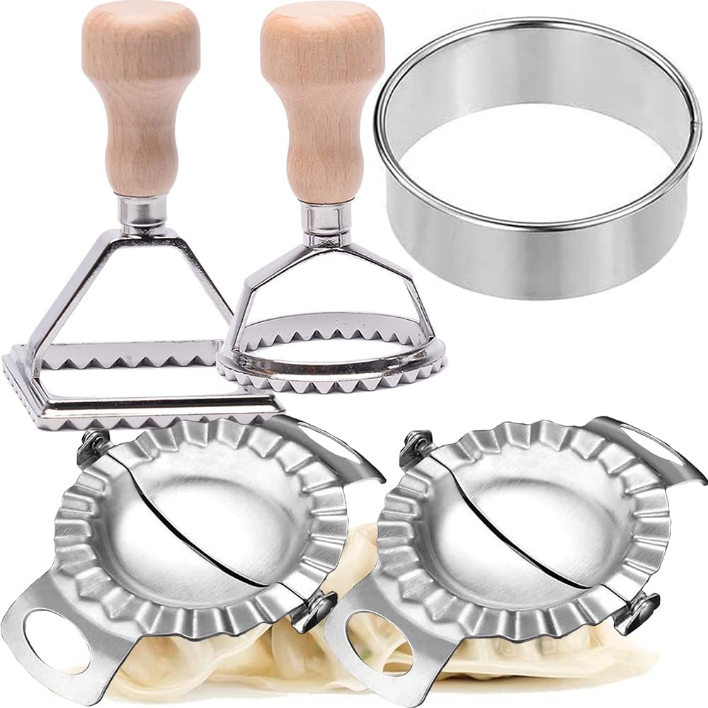 (5PCS) Dumpling Ware Kitchen Dumpling Making Tool Pasty Maker Mould Manual Dumpling Maker Mould arancini Maker Mould Asian Dumpling Wrapper Presser Electric Dumpling Wrapper Machine Dumpling Mould