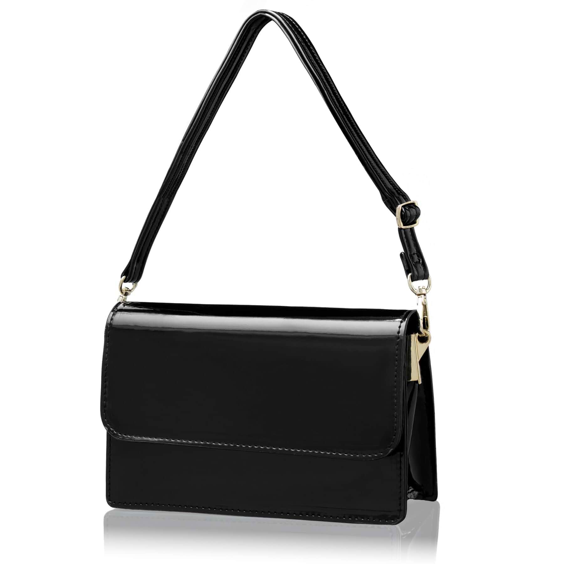 Toptime Evening Bag Clutch Purse for Women, Sparkling Envelope Handbag with 2 Compartments for Prom Cocktail Party