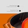 Lava Metal Casting Round Cookware, 28 Cm, Orange