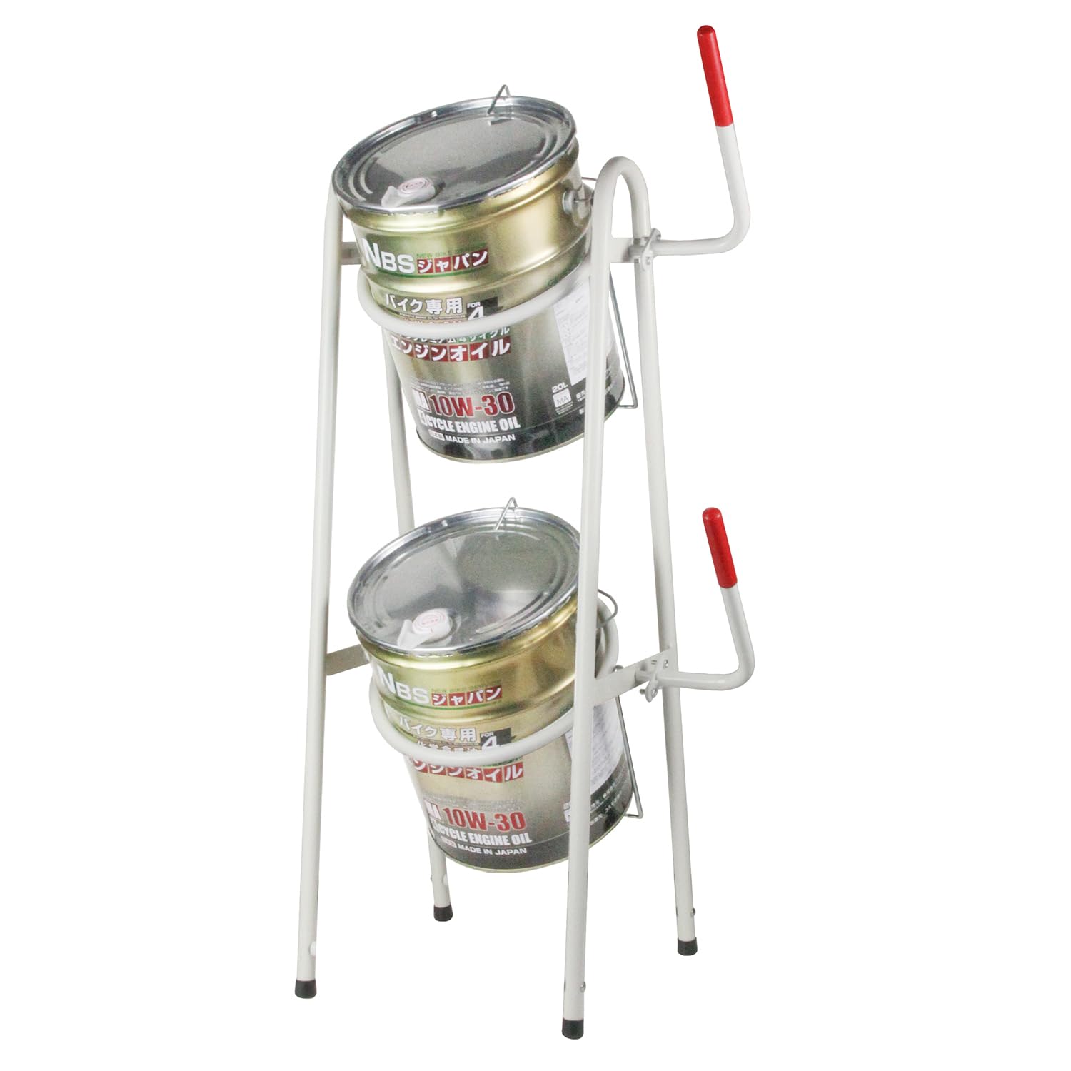 Amazon.co.jp: ペール缶スタンド オイルスタンド 白 ホワイト 20L