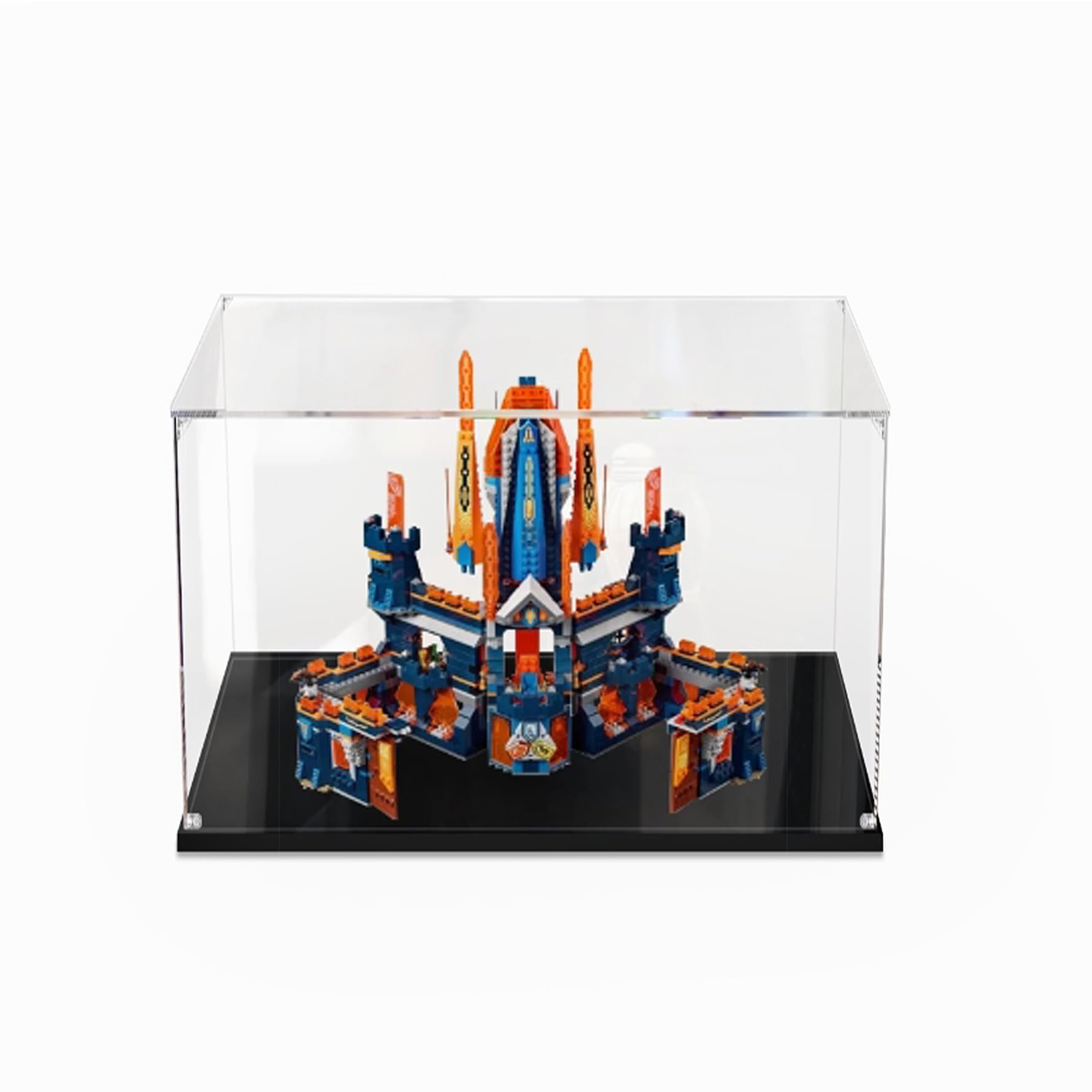 Acrylic Clear Display Box, Compatible with Lego 70357 The knight's Castle Model Kit, Organizer, Dust Box, Storage Box (Box Only) (2mm)