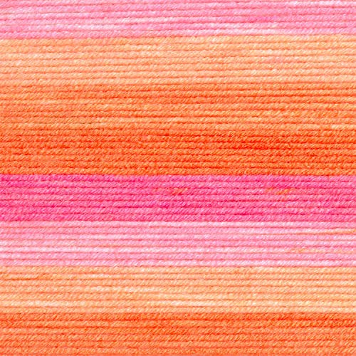 Image of Lion Brand Yarn, Mandala Ombre Variegated Yarn for Crocheting, Knitting, and Crafts, Serene, 3 Pack, Soft, Acrylic Fiber for Cozy Blankets, Worsted Weight Sweaters and Colorful Shawls