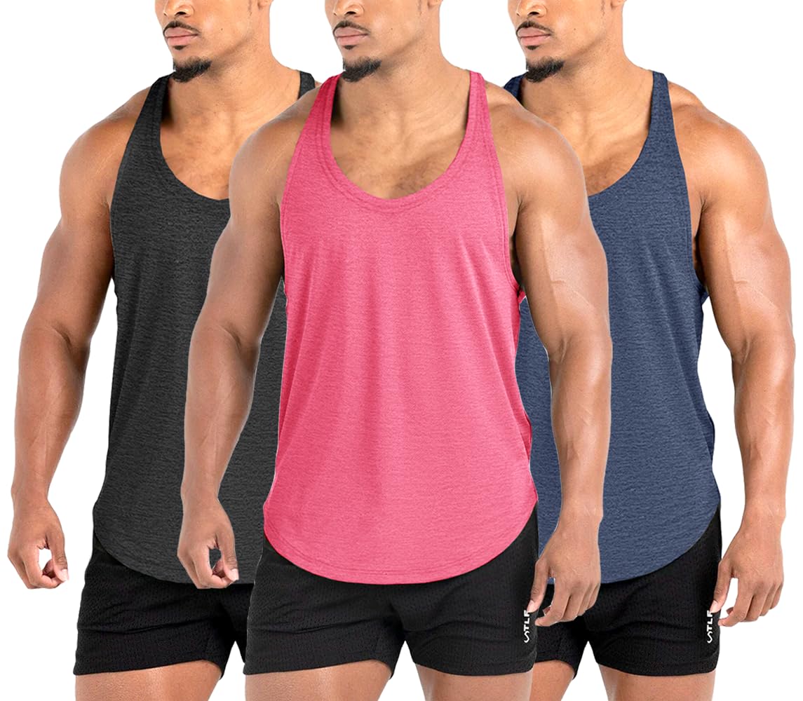 Lehmanlin Men's Sports Bodybuilding, Marcel Men's Tank Top Stringer, Quick Drying Shirts