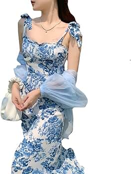 DMJVSCXL Womens Casual Dresses Womens French Style Fishtail