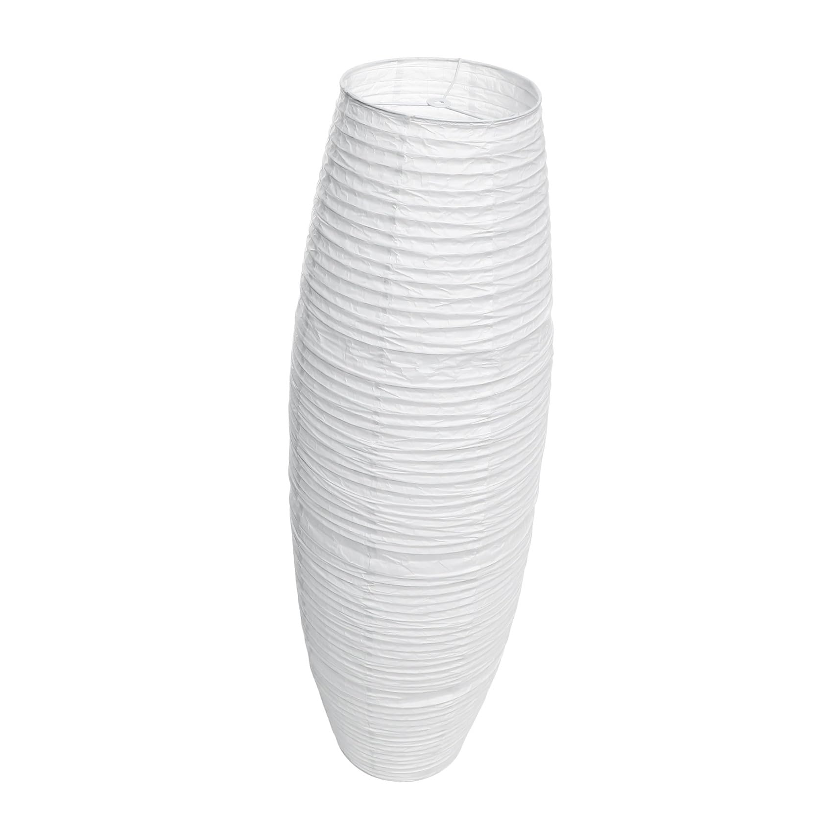 Mobestech Led Paper Vertical Lampshade Lamp Shade for Floor Lamps Decorative Lampshades Bedside Paper Light Living
