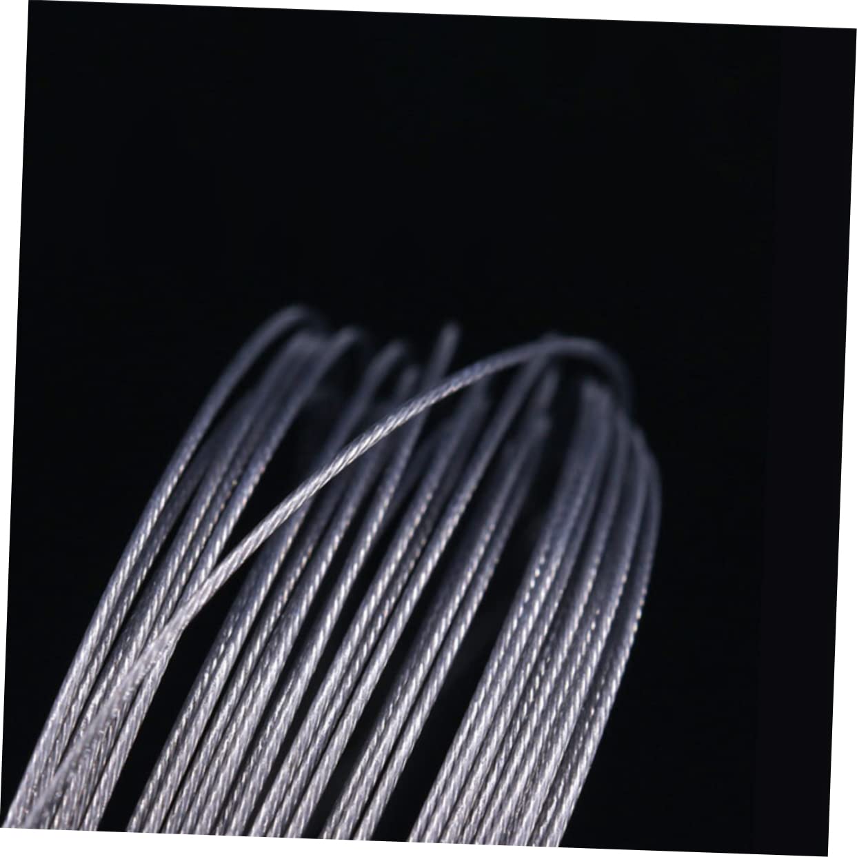 GOOHOCHY 24pcs -wear Fishing Leaders Steel Wire American Fishing Line Soft Leader Strings for Saltwater Tackle Box